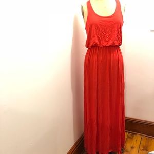 Lush Red Maxi Dress M Like New